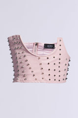 PRETTY BUT I BITE SPIKE BELT