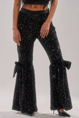 SELENA SPARKLING WIDE LEG PANT
