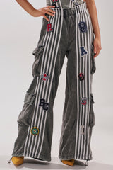 ROCK AND ROLL WIDE LEG JOGGER