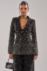 GET CLOSER EMBELLISHED BLAZER