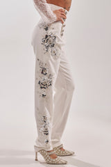VENETIAN EMBELLISHED TROUSER