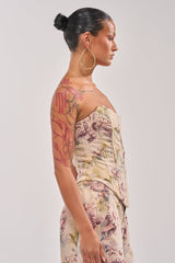 SWEETIE PIE BROCADE CORSET TOP