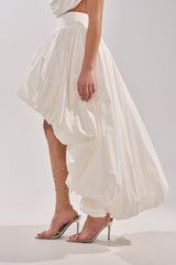 THE BIGGER THE BETTER HIGH LOW MAXI SKIRT