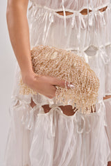 ON AN ISLAND PEARL CLUTCH