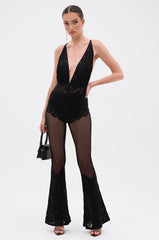 KEEP ON WALKIN MESH JUMPSUIT