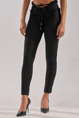 KELLY MESH LACE UP LEGGING