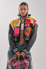 NEW YORK NEW YORK VARSITY BOMBER