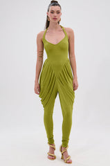 UP YOUR GAME RUCHED JUMPSUIT
