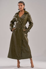 GEMINI EVERYDAY TRENCH IN OLIVE