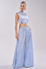 STAR OF THE NIGHT POPLIN BLOUSE