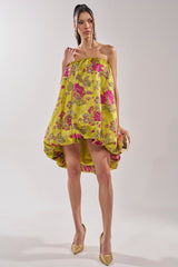 LOVER GIRL BROCADE BUBBLE DRESS