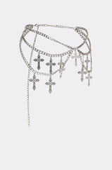 CROSS MY HEART CHAIN BELT