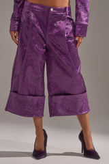 CRAZY TOUCH VELVET TROUSER