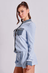 EASY LOVER POPLIN BUTTON DOWN