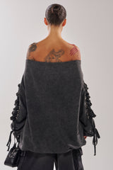 LACED UP FOR GOOD MINI DRESS