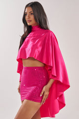 MAKE A MOVE BLOUSE IN FUCHSIA