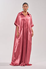 SHE'S RICH OVERSIZED JUMPSUIT IN ROSE