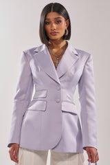 PERFECT FIT BLAZER IN LILAC