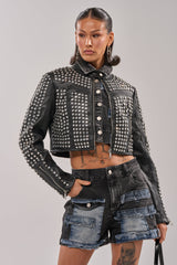 ASHTON RHINESTONE MOTO