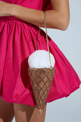 LICK IT UP FAUX FUR ICE CREAM BAG