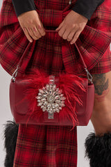 RED CARPET EMBELLISHED PURSE