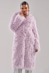 VIOLET SKIES FAUX FUR COAT