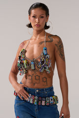 I GO FAST RACE CAR BODY CHAIN