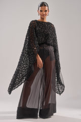SHINE AWAY MESH BLOUSE