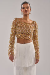 GLAM BABY CHAIN TOP