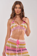 RESORT BABE CROCHET BRALETTE