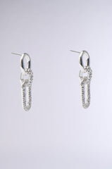 PAVE DANGLE EARRING