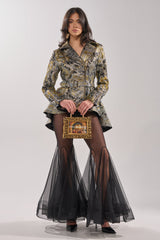 BROCADE HIGH LOW MOTO
