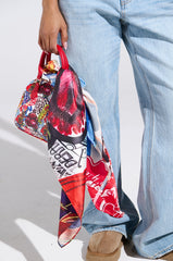 FLY ME OUT SATIN SCARF
