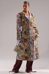 SUNDAY PATCHWORK TRENCH
