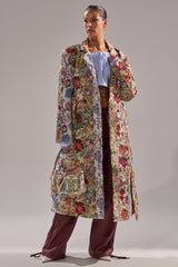 SUNDAY PATCHWORK TRENCH