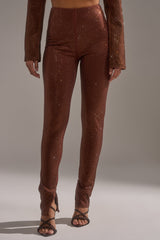 MAKE A TOAST RHINESTONE PANT