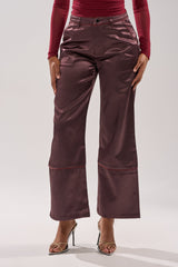 SLOW DOWN SATIN TROUSER