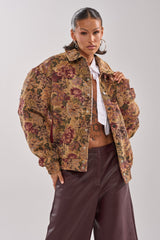SLIDE ON ME TAPESTRY BOMBER