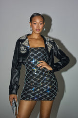 REINA EMBELLISHED MOTO