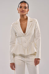 CHLOE PEARL BLAZER