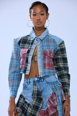 AUTUMN VIBES PLAID BUTTON DOWN