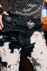 HEART ON MY SLEEVE PU BELT