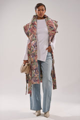 PILOT JONES LONGLINE PUFFER VEST IN TAPESTRY