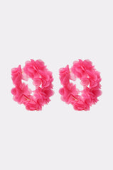 FULL BLOOM HOOP EARRING
