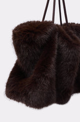 SO RICH FAUX FUR TOTE