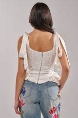 ANOTHER LIFE SATIN CORSET