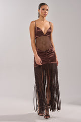 MIDNIGHT MOCHA MAXI DRESS