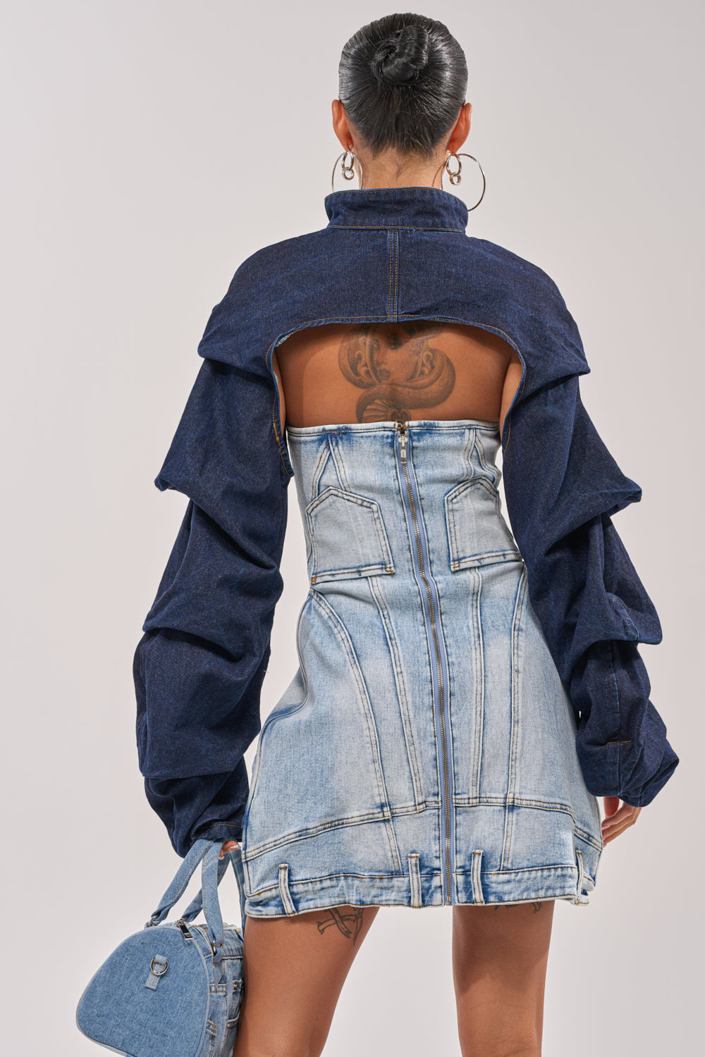 SPOIL ME BOLERO IN DARK DENIM