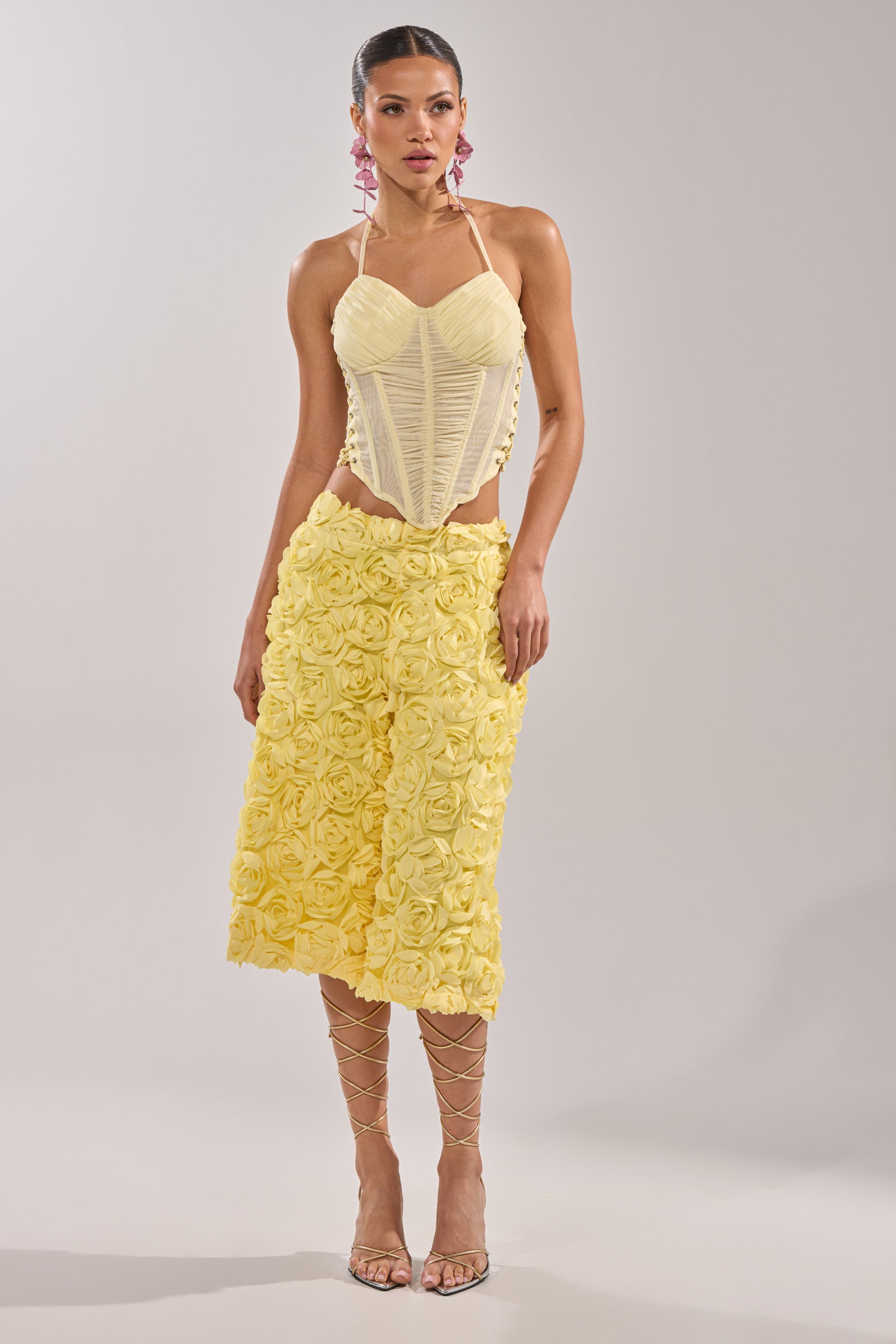 ROSE PETAL BERMUDA SHORT