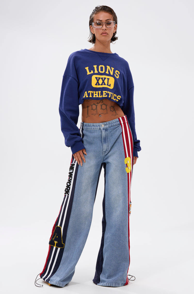 LIGHTS OUT TWO-IN-ONE JEANS